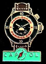 Capitol ~Paris Dakar horloge pin, Verzenden, Nieuw, Merk, Speldje of Pin