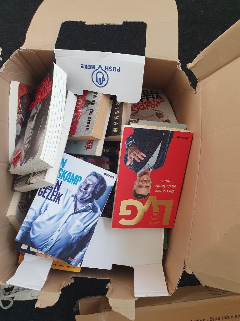 Verhuisdoos vol boeken, Ophalen of Verzenden, Zo goed als nieuw, Sport, Hobby en Vrije tijd