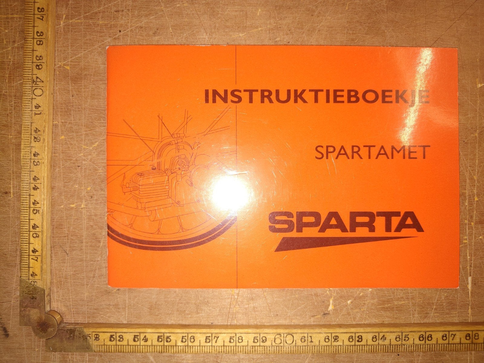 Instruktieboekje Spartamet Sparta, Ophalen of Verzenden, Zo goed als nieuw