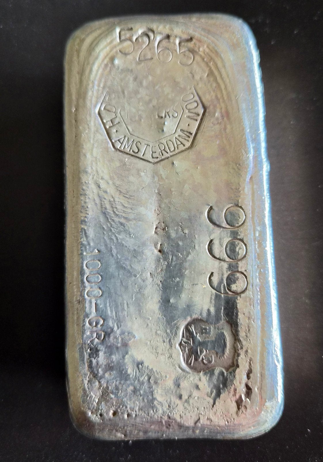 zilver baar drijfhout & zoon vintage, Postzegels en Munten, Ophalen of Verzenden, Zilver
