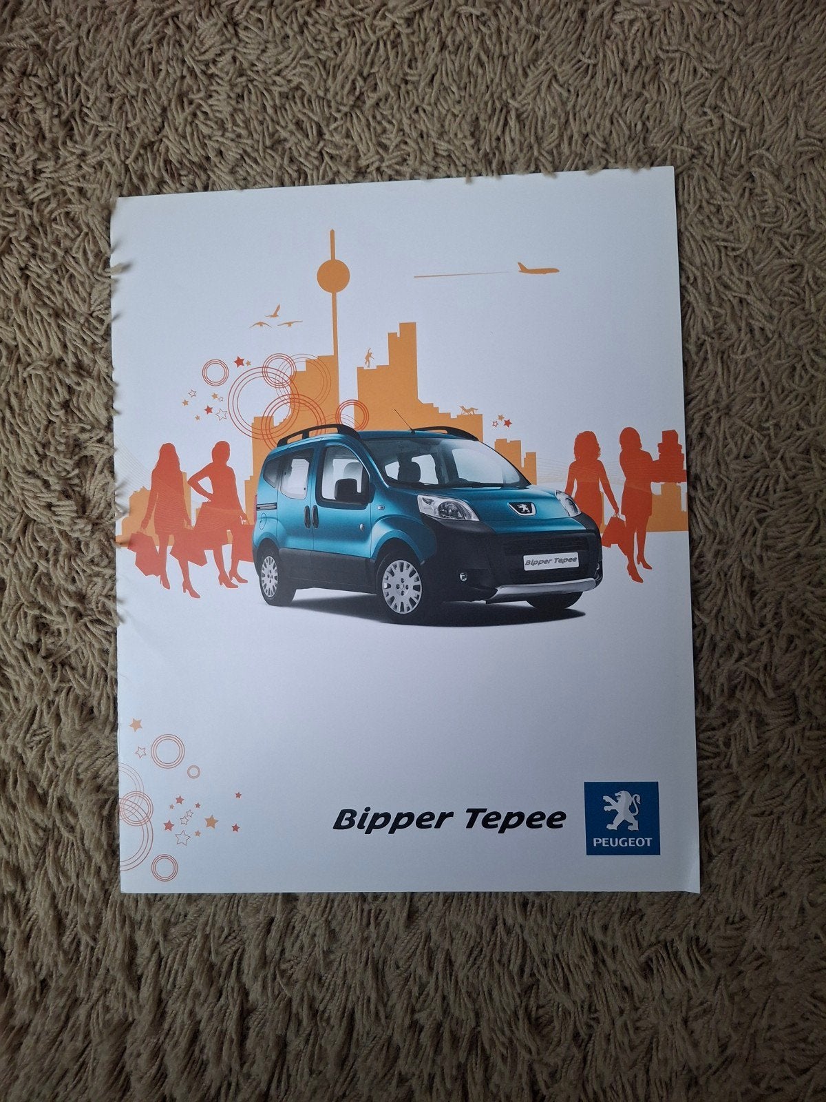 autofolder Peugeot Bipper Tepee, Verzenden, Zo goed als nieuw, Peugeot