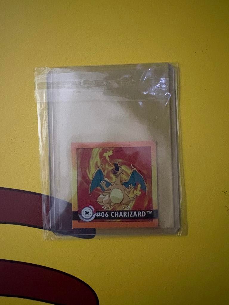 Pokémon Artbox Sticker #06 Charizard - Zeldzaam!, Ophalen of Verzenden, Zo goed als nieuw, Losse kaart