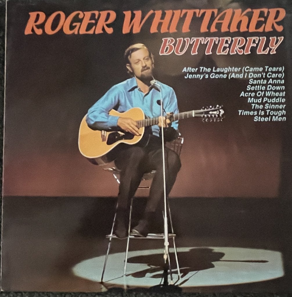 LP: Roger Whittaker - Butterfly, Cd's en Dvd's, Vinyl | Pop, Ophalen of Verzenden, Zo goed als nieuw, 12 inch