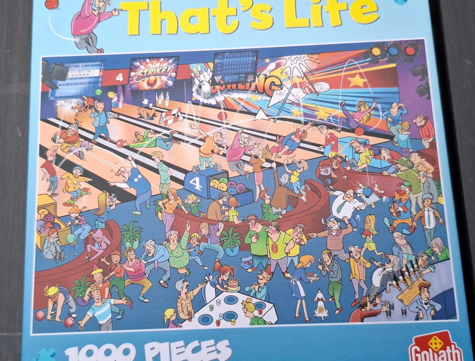 Goliath That's Life Bowling Puzzel 1000 Stukjes, Ophalen, 500 t/m 1500 stukjes, Nieuw, Legpuzzel