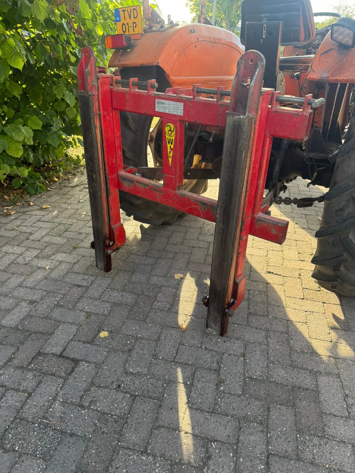 Wifo palletdrager, Ophalen