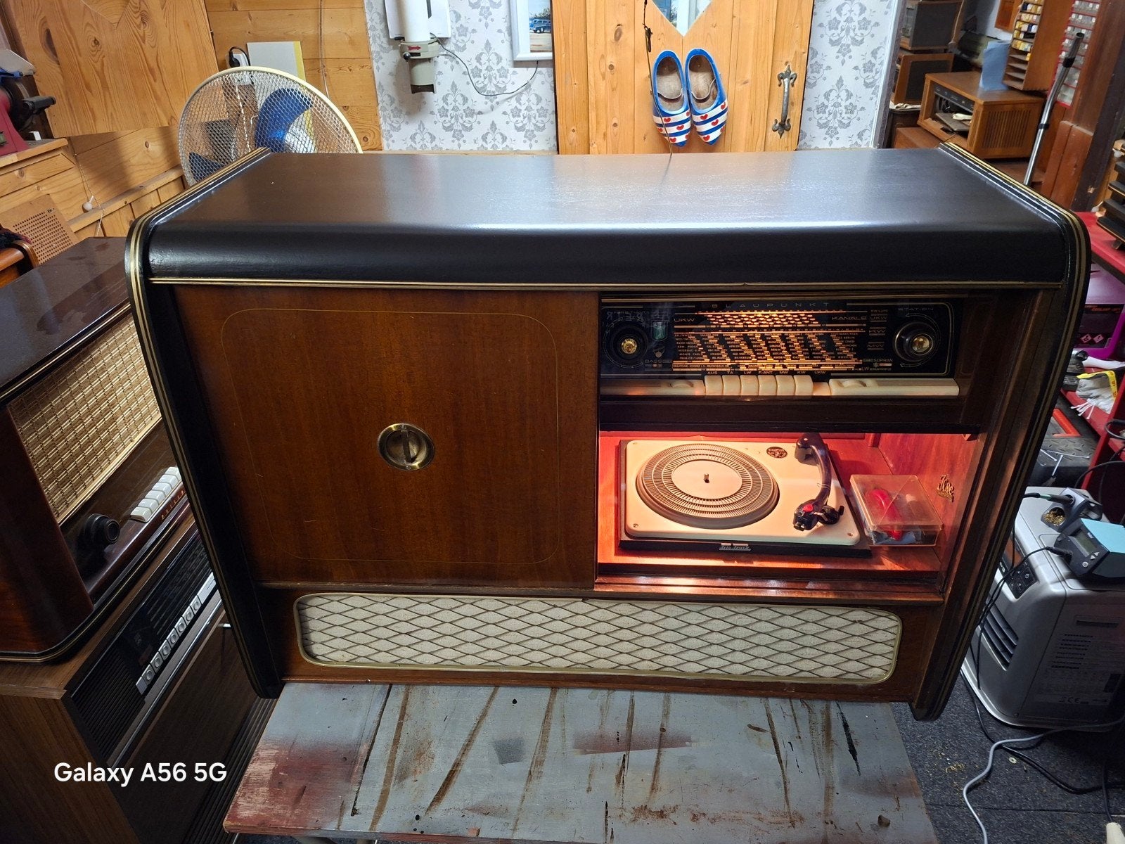 prachtig radiomeubel van blaupunkt, Ophalen of Verzenden