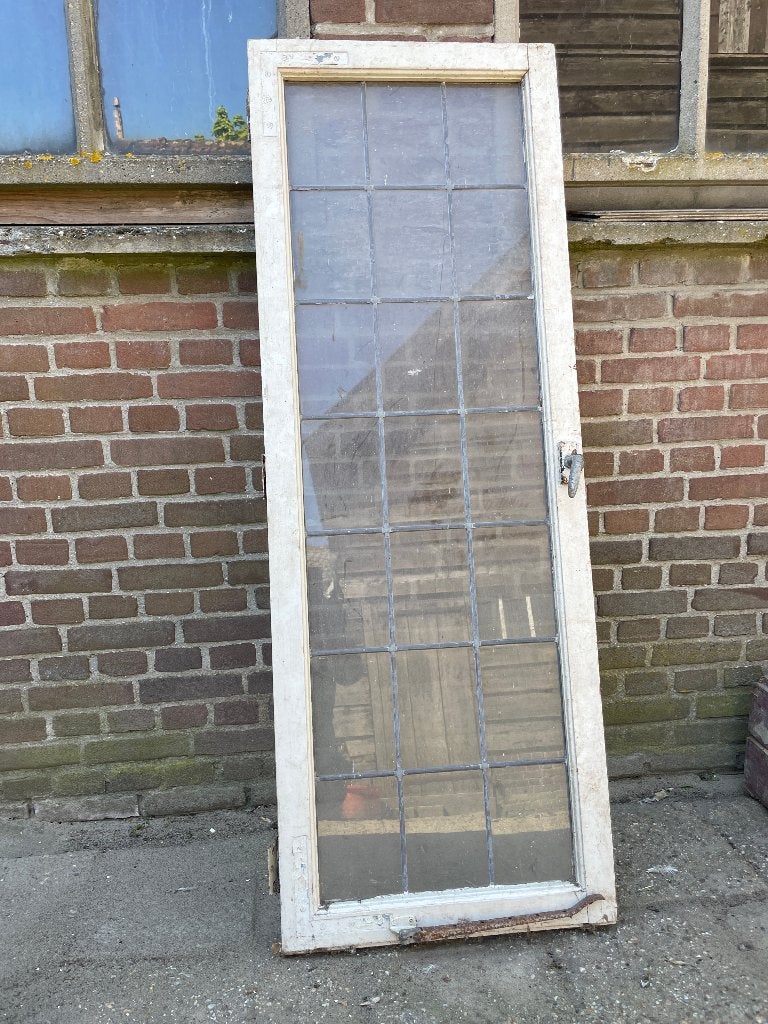 Antiek glas-in-loodraam, Doe-het-zelf en Verbouw, Glas en Ramen, Ophalen, Minder dan 80 cm, Gevelraam of Ruit, Minder dan 80 cm