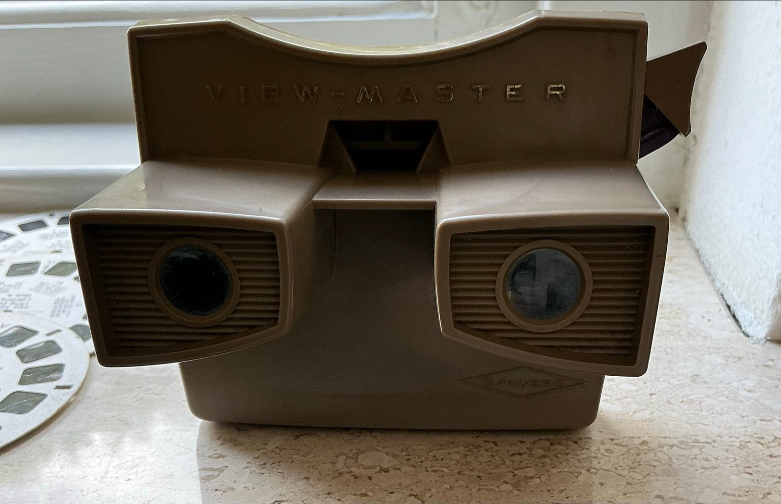 Sawyer's View-Master met 10 schijven, Verzamelen, Ophalen of Verzenden, Gebruikt