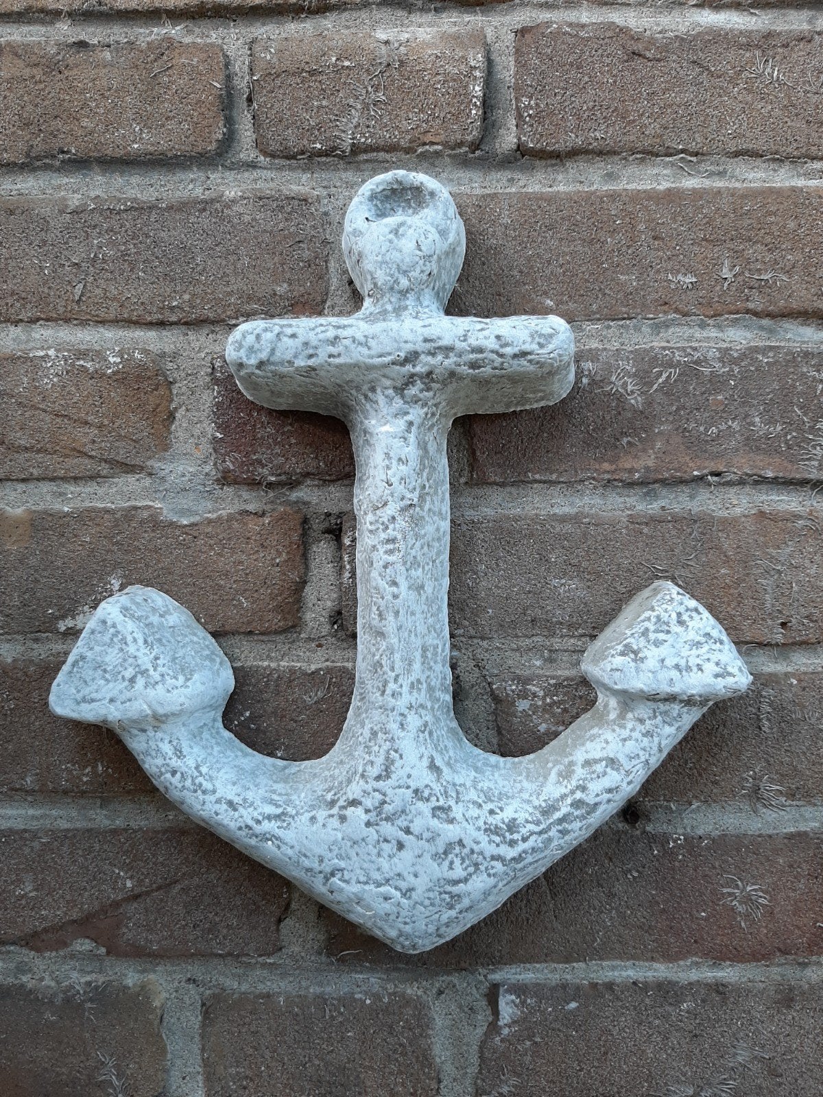 Anker wanddecoratie betonnen beeld tuinbeeld beton, Ophalen of Verzenden