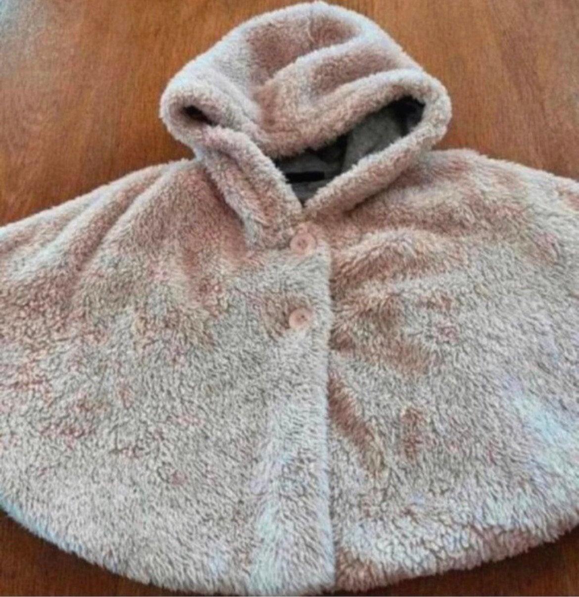 Poncho jas mt 86 winter najaar, Ophalen of Verzenden, Zo goed als nieuw, Meisje, Jasje