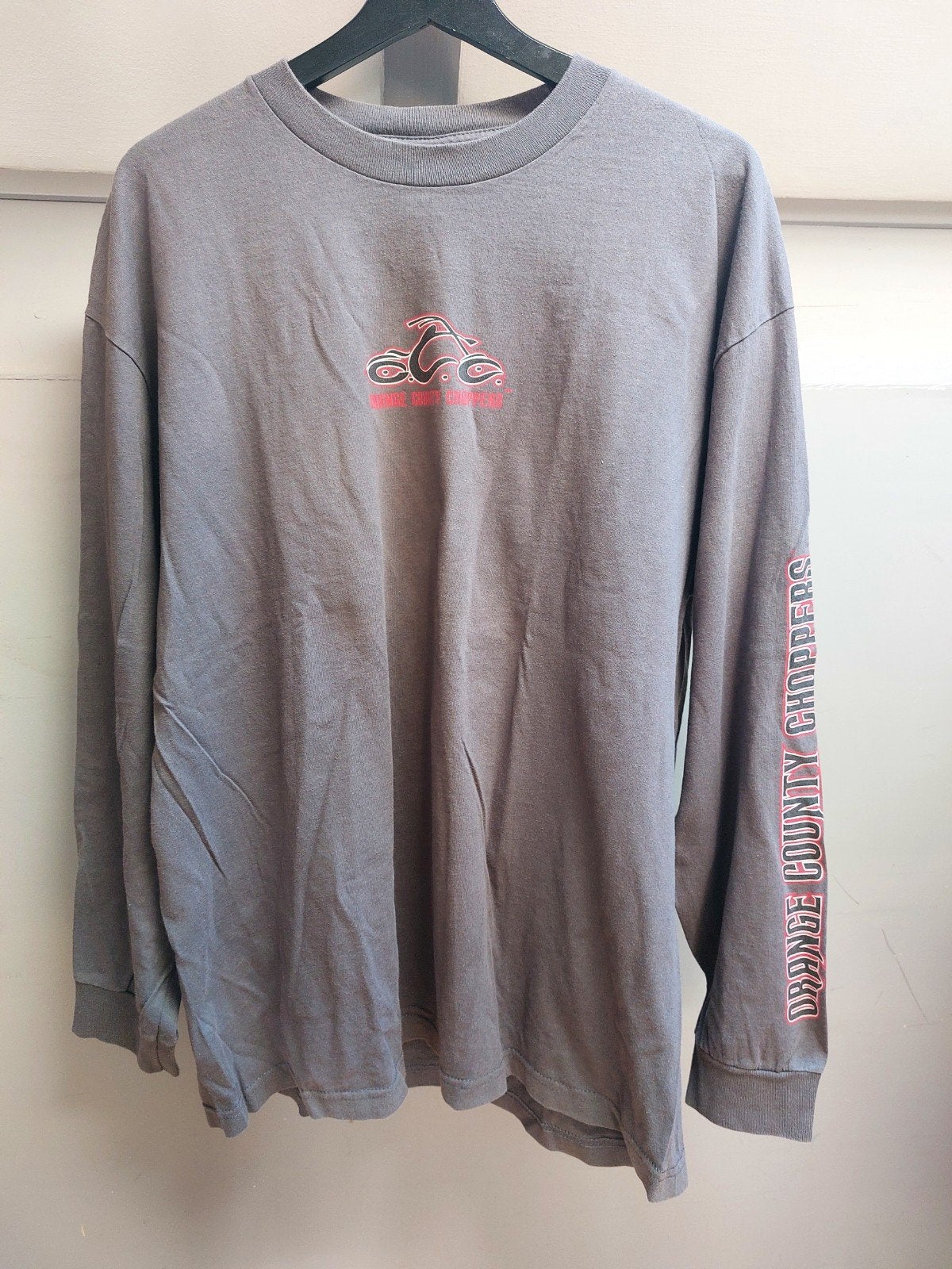 Orange County Choppers (OCC) 2003 Longsleeve, Ophalen of Verzenden, Zo goed als nieuw, Maat 56/58 (XL), Oranje