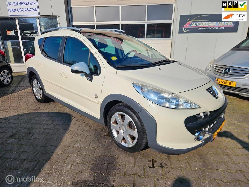 Peugeot 207 SW Outdoor 1.6 VTi XS, Gebruikt, 4 cilinders, Automatische klimaatregeling, Origineel Nederlands