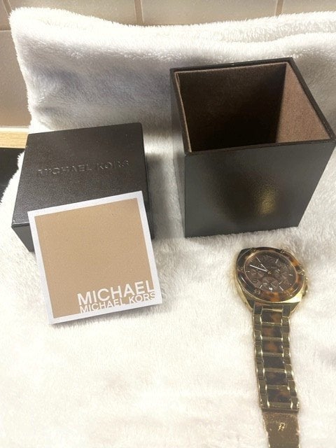 Origineel Michael Kors Dames Horloge, Staal, Polshorloge, Zo goed als nieuw, Ophalen