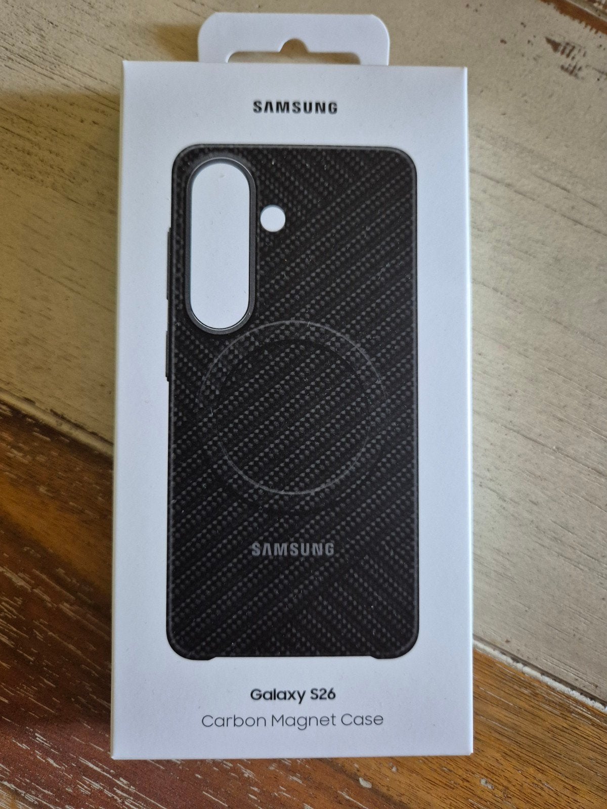 Samsung Galaxy S26 Carbon Magneet Case - Nieuw, Ophalen of Verzenden, Nieuw, Overige modellen, Hoesje of Tasje