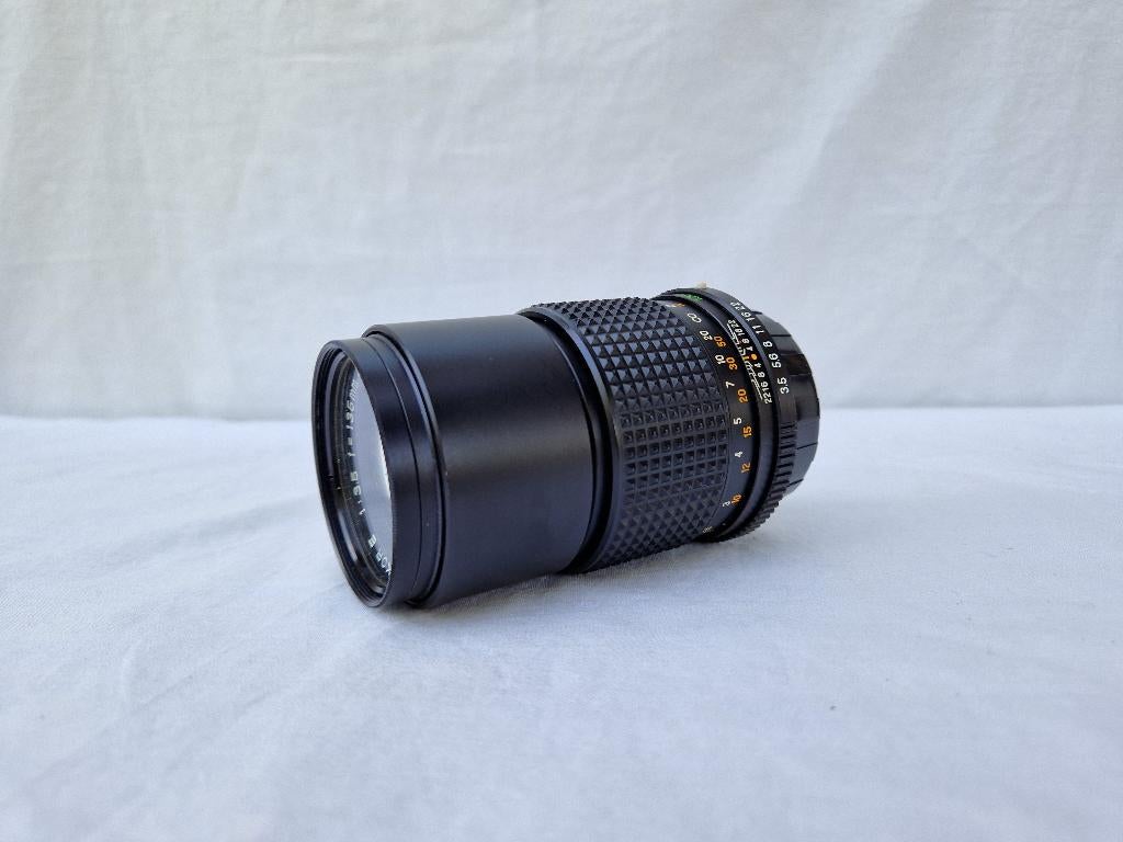 Mamiya Sekor E 135mm F3.5, Ophalen of Verzenden, Zo goed als nieuw, Telelens