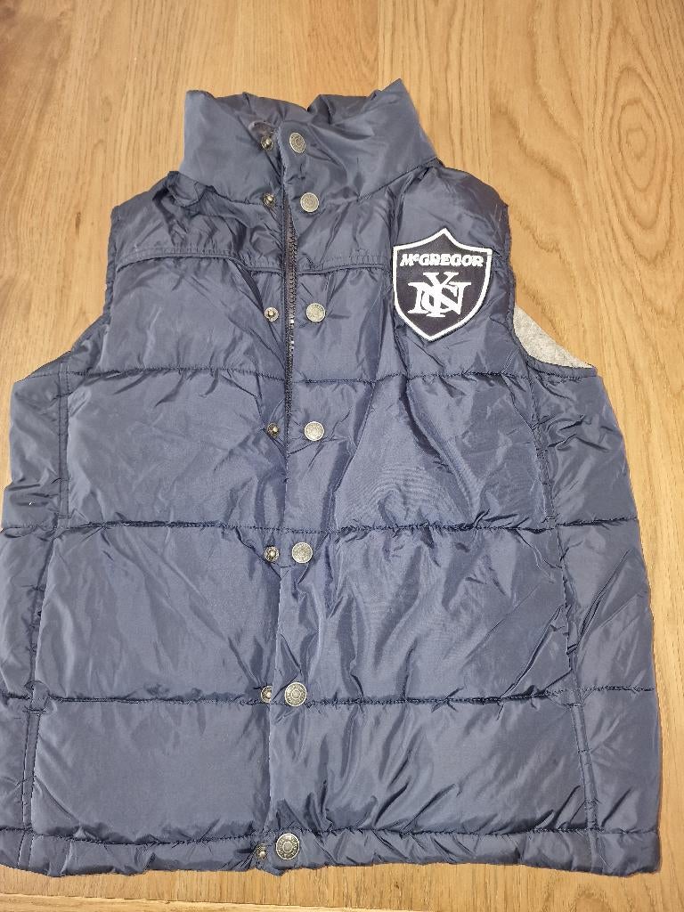 Stoere Mc Gregor/ McGregor Bodywarmer Navy 152 ZGAN, McGregor, Ophalen of Verzenden, Zo goed als nieuw, Jongen
