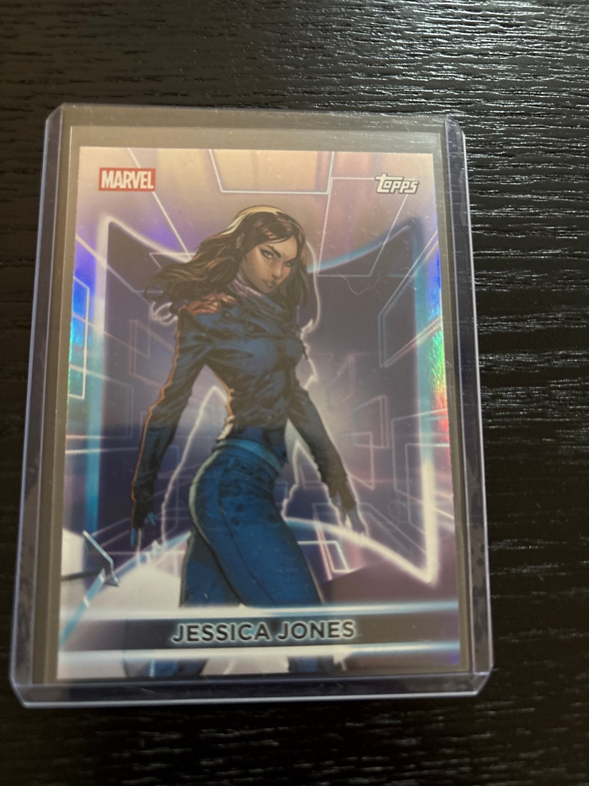 Marvel Topps Jessica Jones Foil Kaart, Ophalen of Verzenden, Zo goed als nieuw, Losse kaart, Foil