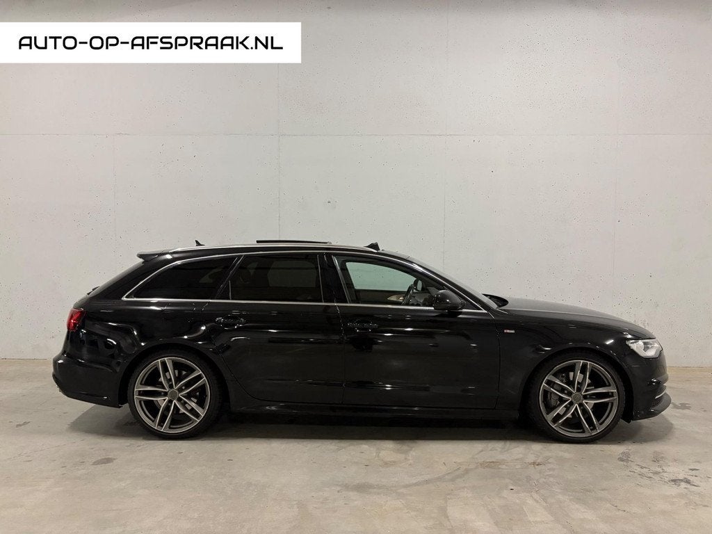 Audi A6 Avant 3.0 TDI quattro S-Line Pano Leer Navi Camera, Auto's, Audi, Automaat, Gebruikt, Euro 6, 2000 kg