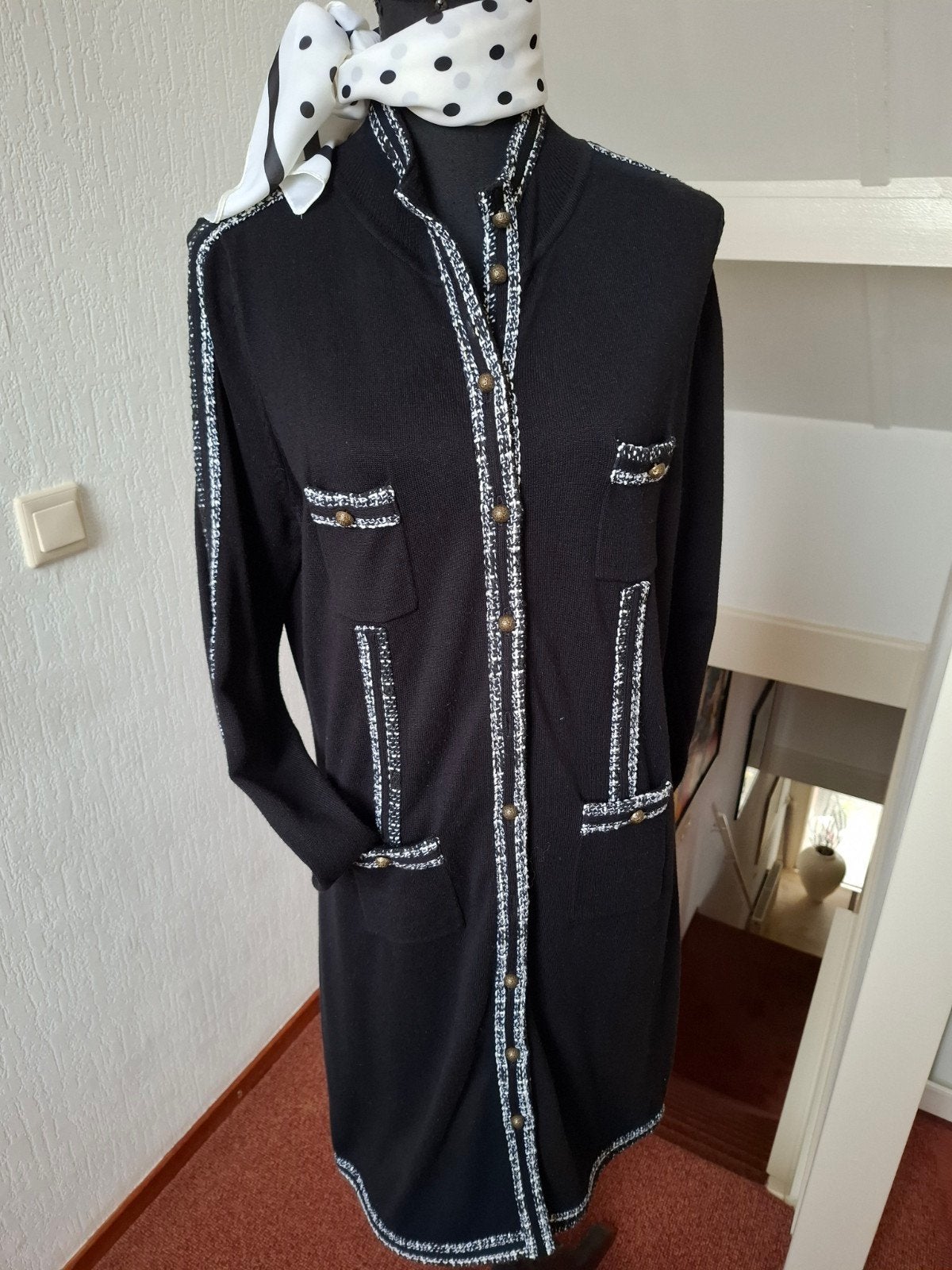 Leo&Ugo lang vest maat 4 =large extra Large, Verzenden, Zo goed als nieuw, Maat 42/44 (L)