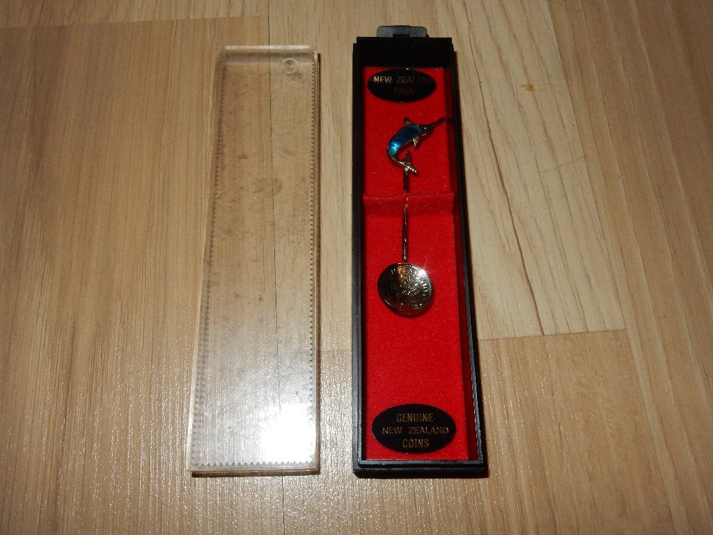 Handgemaakte Souvenir theelepel Nieuw Zeeland, te koop., Ophalen of Verzenden, Zo goed als nieuw