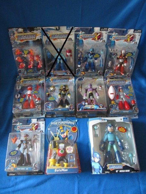 Megaman Mega Man figuur ~ Rush, Zero, Dr Wily, Dr Light etc, Verzamelen, Speelgoed, Zo goed als nieuw, Ophalen of Verzenden