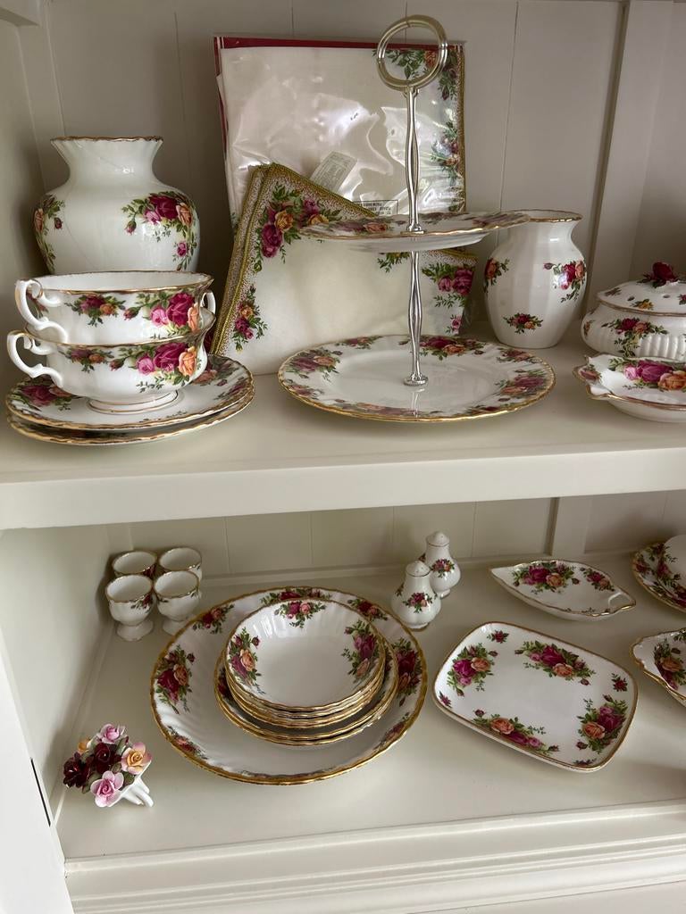 Royal Albert Old Country Roses Servies - Uitgebreide Set, Ophalen
