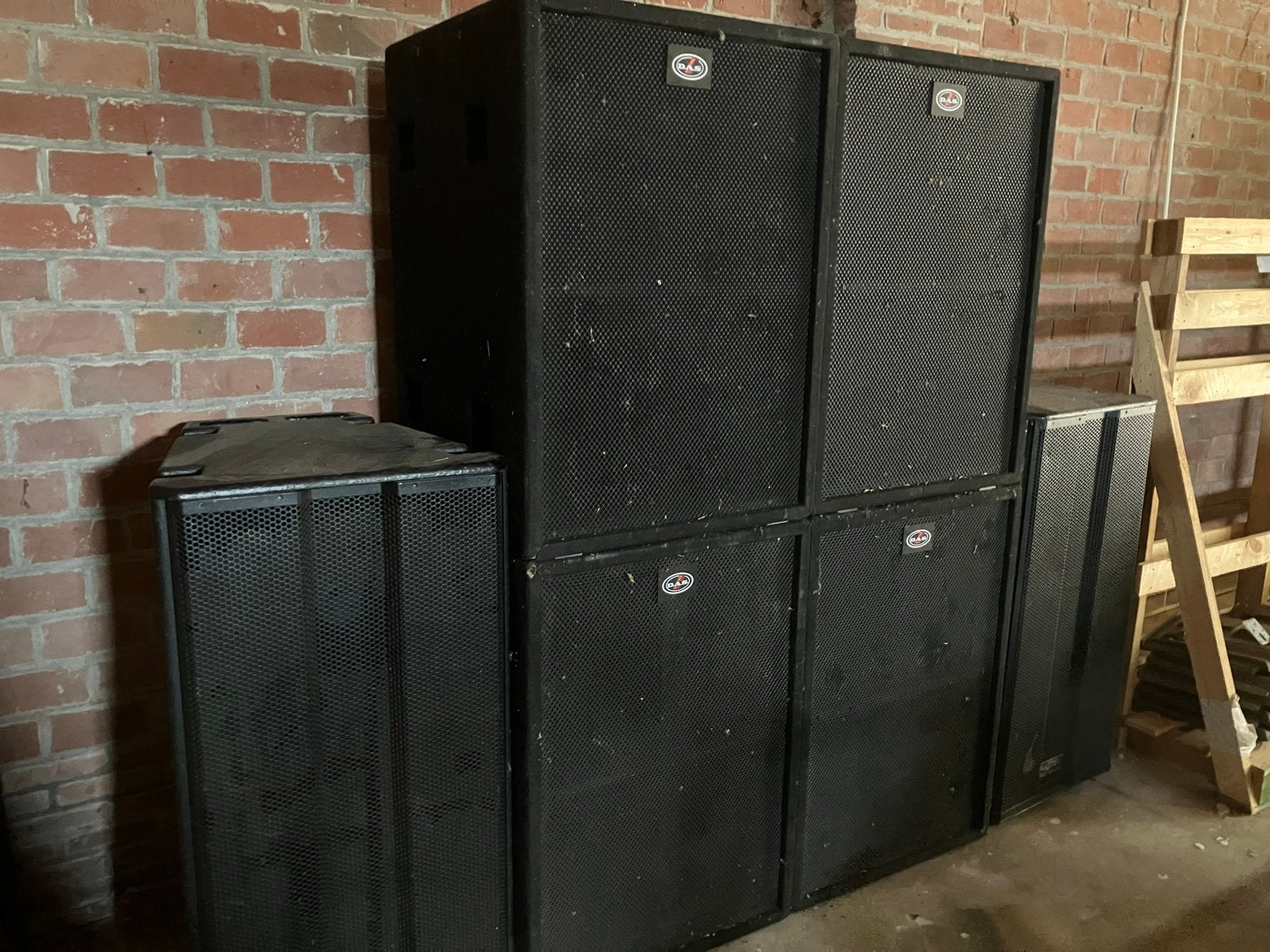 D.A.S. Audio Party/PA Speakerset - Krachtig Geluid, Audio, Tv en Foto, Luidsprekers, Gebruikt, Speakerset, Geschikt voor surround/home cinema