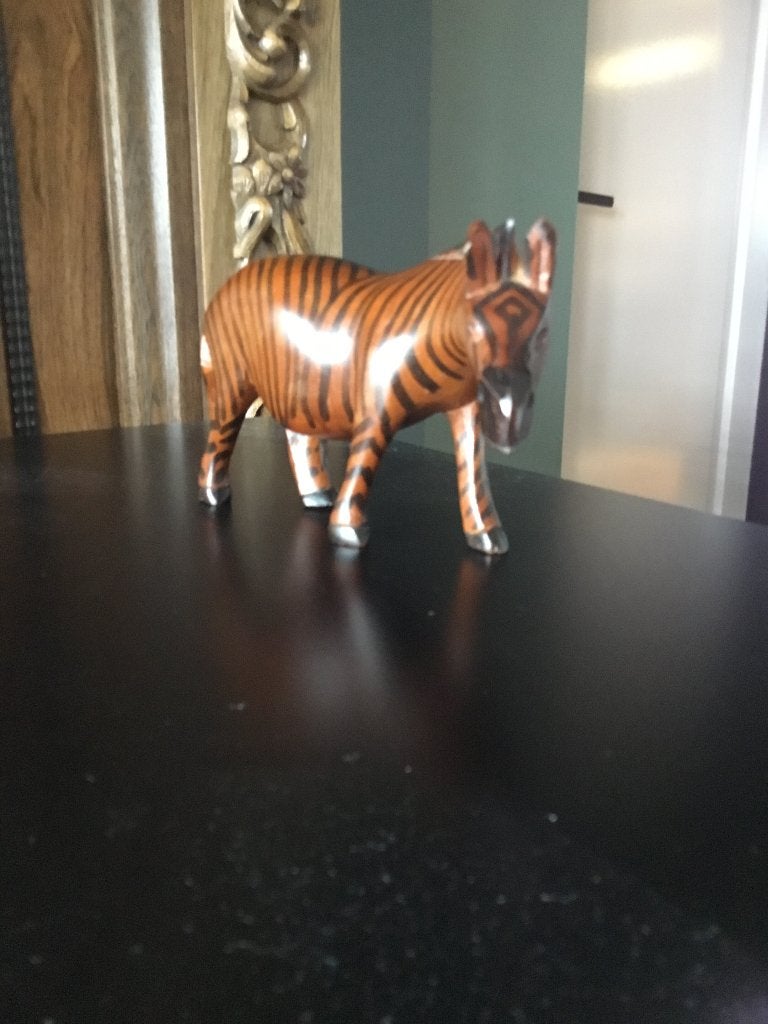 mooie houten zebra, Ophalen of Verzenden