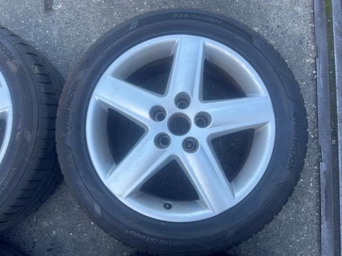 Sportvelgenset + banden van een Audi A6, Gebruikt, -, Verzenden, -