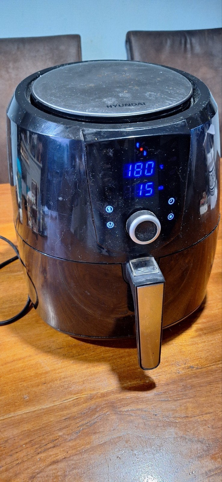 Hyundai Airfryer XXL 6.2 liter, Witgoed en Apparatuur, Ophalen, Gebruikt, Airfryer XXL, 1500 gram of meer