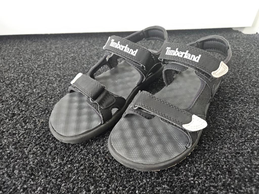 Timberland sandalen zwart ZGAN maat 35, Schoentjes, Timberland, Ophalen of Verzenden, Zo goed als nieuw