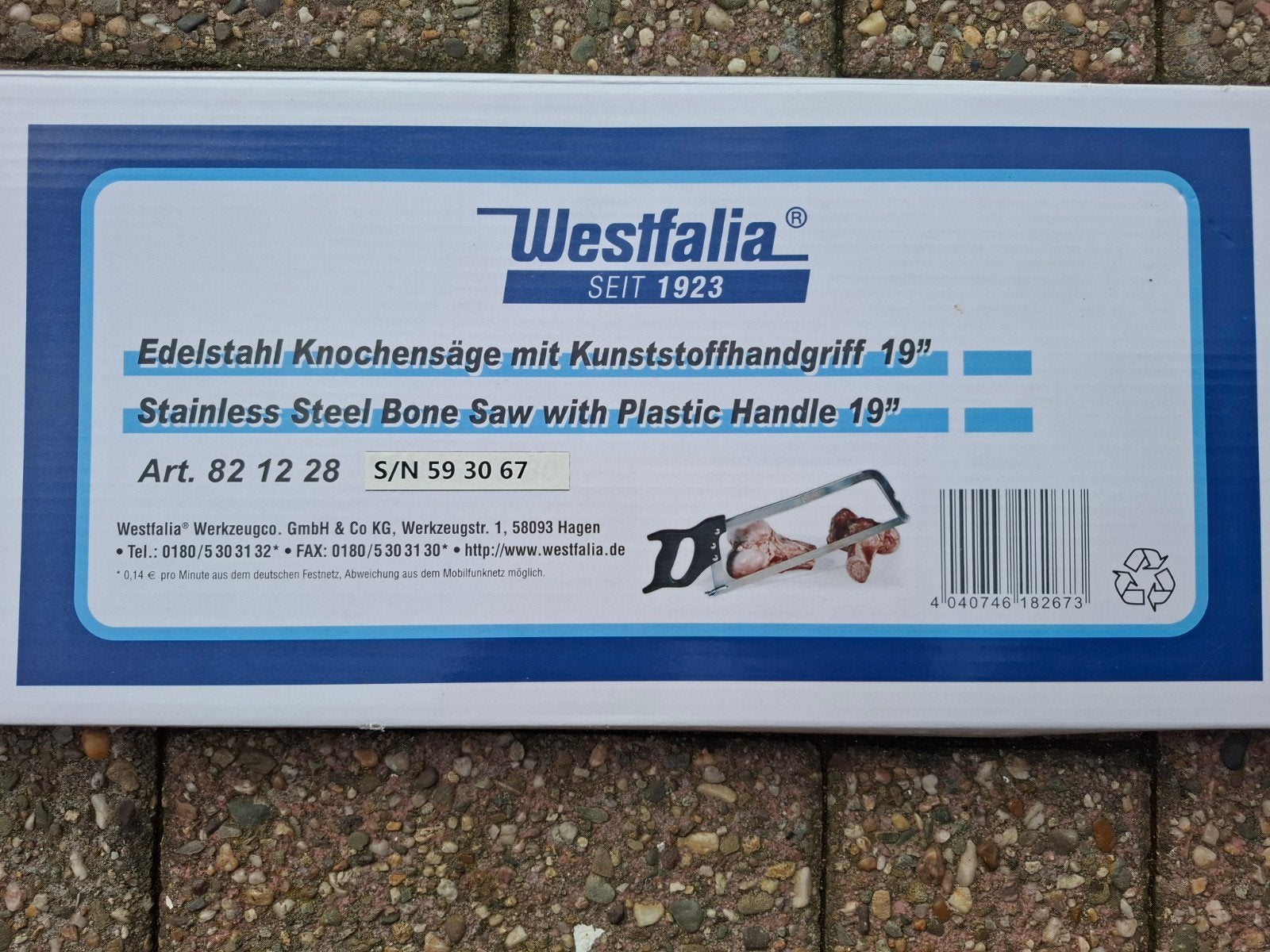 Westfalia Roestvrijstalen Bottenzaag 44 cm, Ophalen of Verzenden