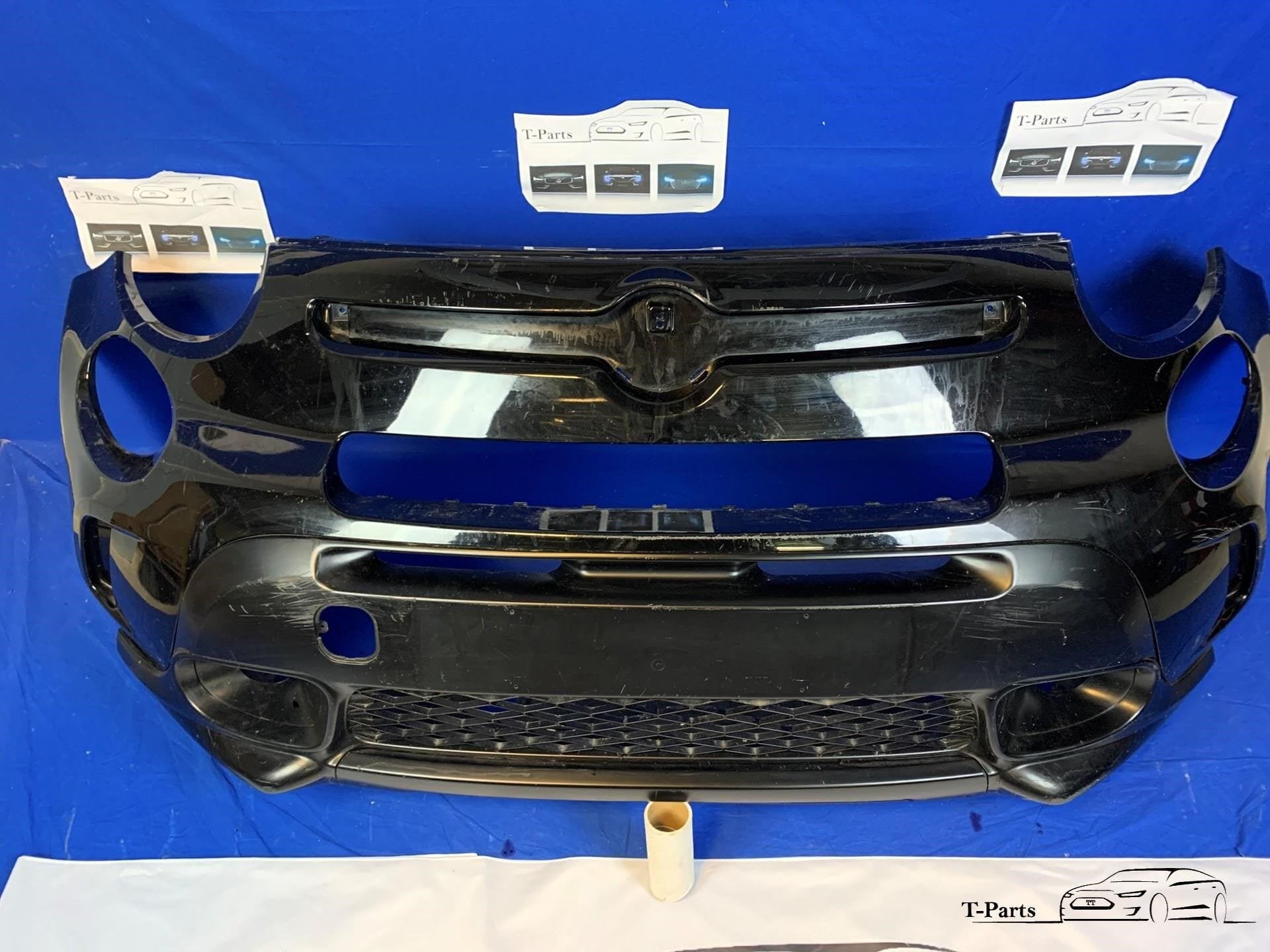 Fiat 500L trekking voorbumper grill origineel, Info@fabrikant.eu, Voor, Ophalen of Verzenden, Bumper