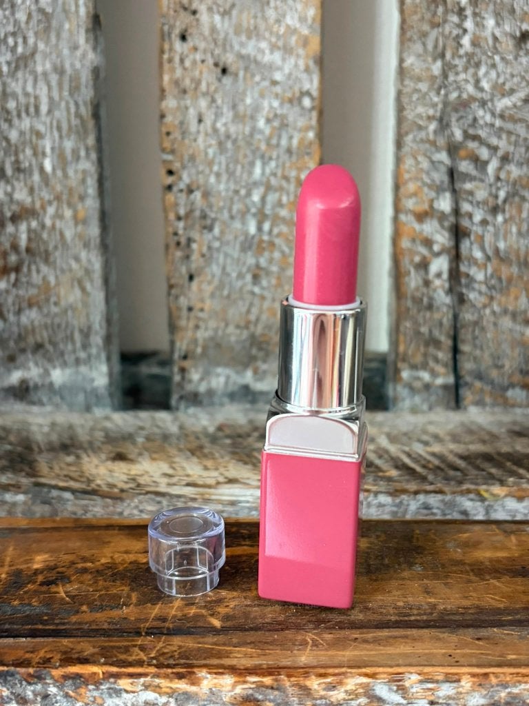 Clinique Pop Lip Colour Lipstick 14 Plum Pop, Lippen, Ophalen of Verzenden, Zo goed als nieuw, Make-up