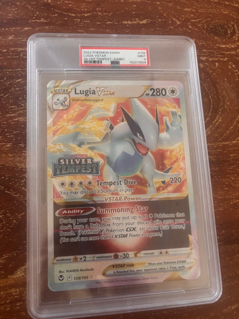 Lugia Jumbo PSA 9, Ophalen of Verzenden, Zo goed als nieuw