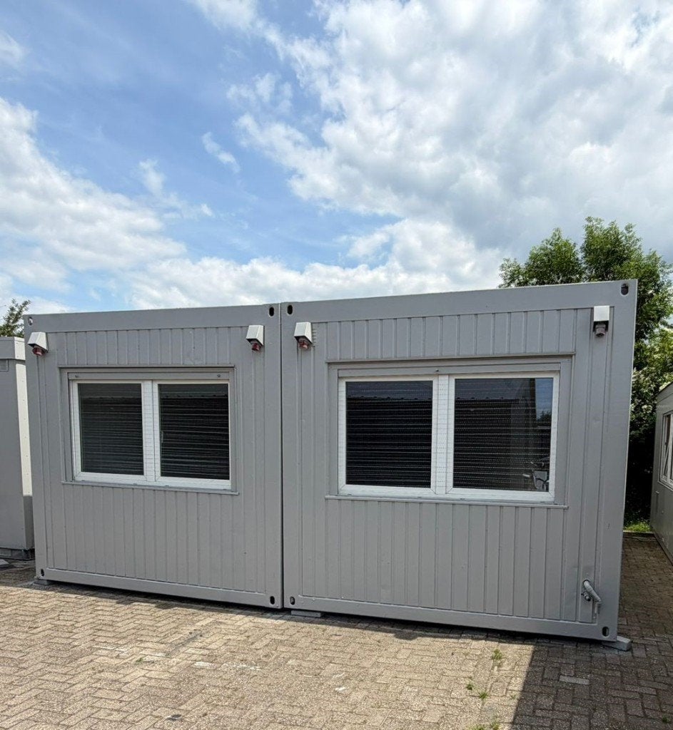 Bouw-schaftkeet, kantoorunit, woonunit, directiekeet.  6 x 6, Ophalen, Gebruikt