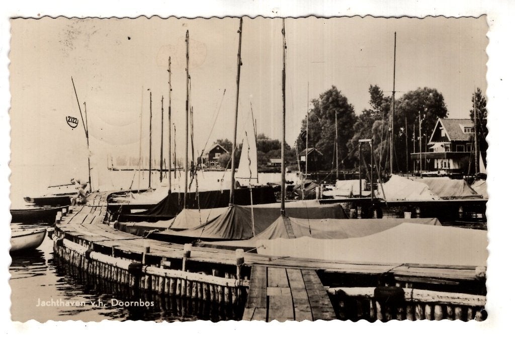 Breukelen Breukelerveen   jachthaven Doornbos  1960, Verzenden, 1940 tot 1960
