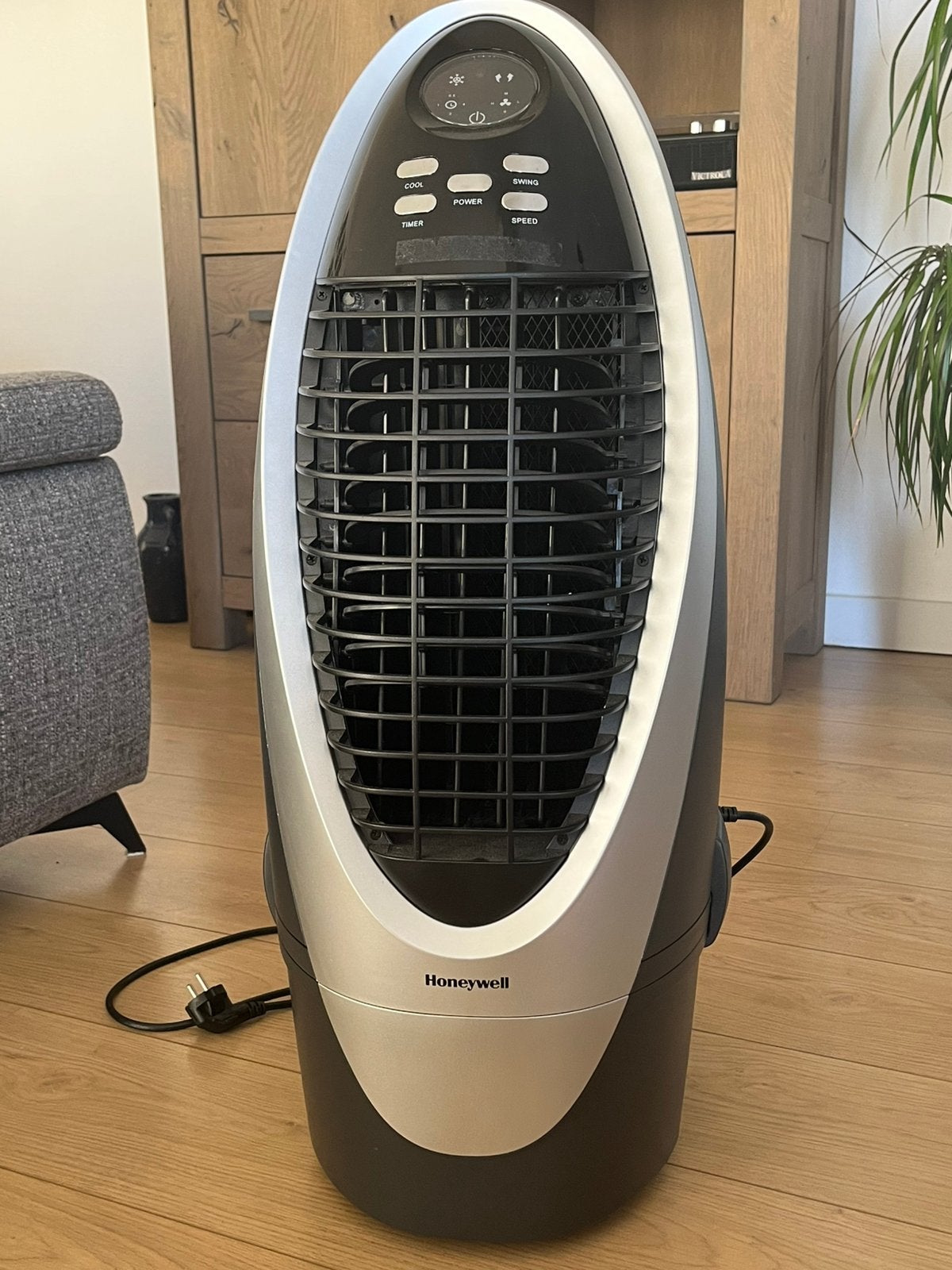Honeywell Luchtkoeler Air Cooler, Ophalen, Minder dan 60 m³, 3 snelheden of meer, Afstandsbediening