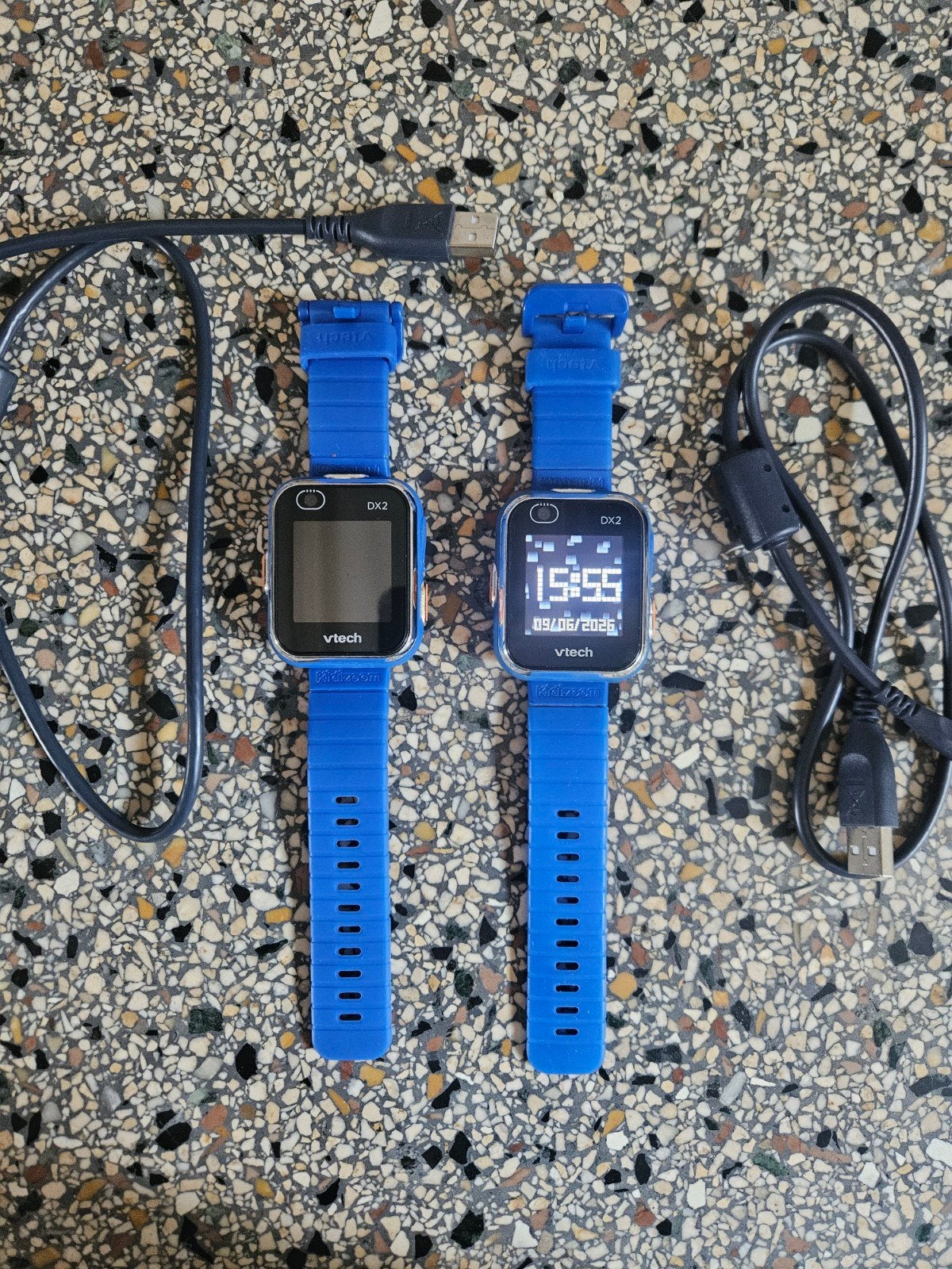 Twee VTech KidiZoom Smartwatches DX2 (blauw), Ophalen, Gebruikt