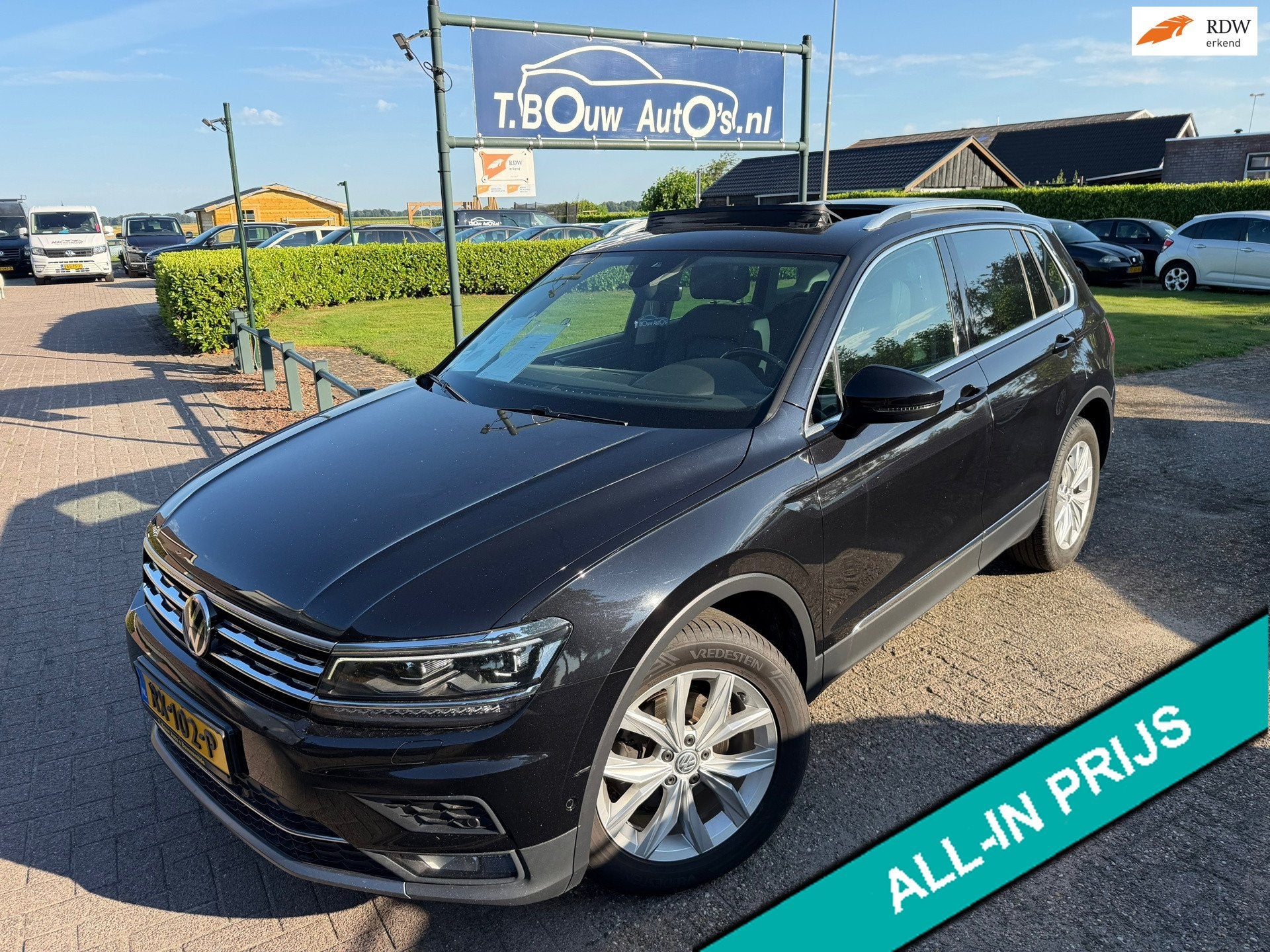 Volkswagen Tiguan 2.0 TDI 4Motion Highline|360camera|Trekhaa, Automaat, Automatische klimaatregeling, Gebruikt, 4 cilinders