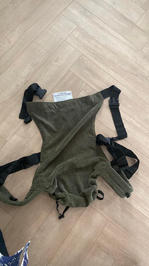 ByKay draagzak Click Carrier Deluxe Rib Moss Green, Kinderen en Baby's, Babydragers en Draagdoeken, Ophalen of Verzenden, Zo goed als nieuw