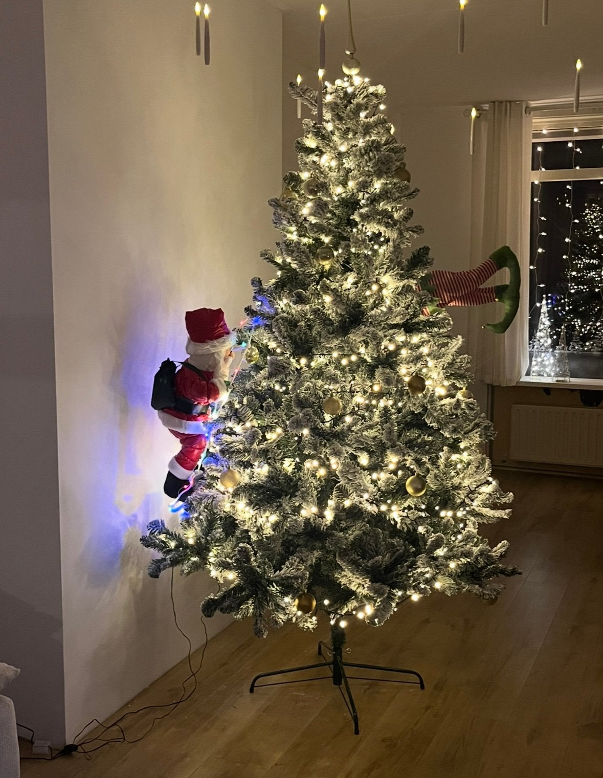 De Black Box Trees Charlton Green Frosted (230 cm), Diversen, Kerst, Ophalen, Zo goed als nieuw