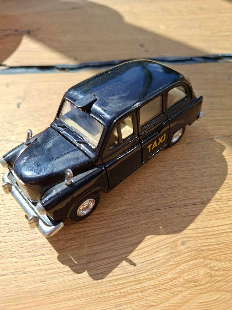 Welly London Taxi Speelgoedauto - Zwart, Ophalen of Verzenden