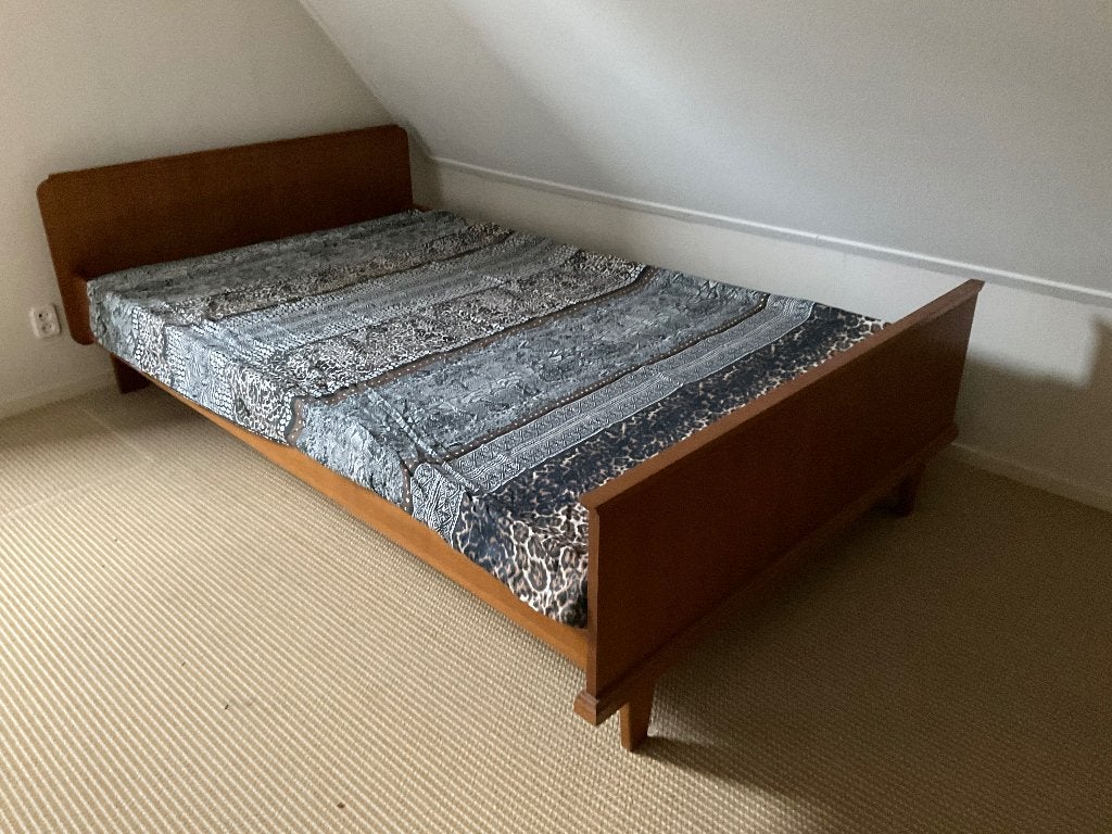 2 persoons ledikant vintage, Gebruikt, 90 cm, Tweepersoons, Ophalen of Verzenden