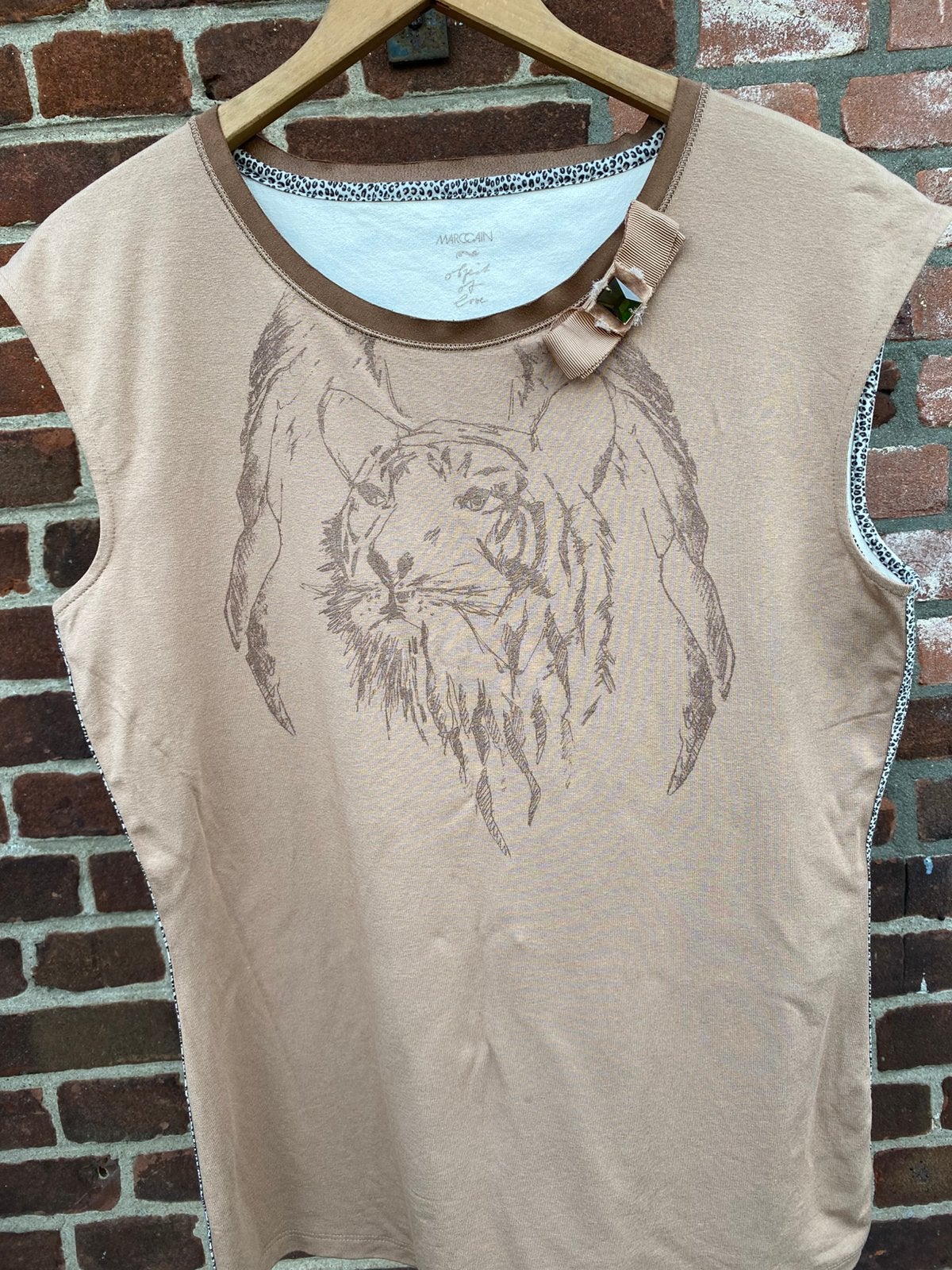 Te koop Marccain T-shirt, Hemd N4, Ophalen of Verzenden, Zo goed als nieuw, Maat 38/40 (M), Zonder mouw