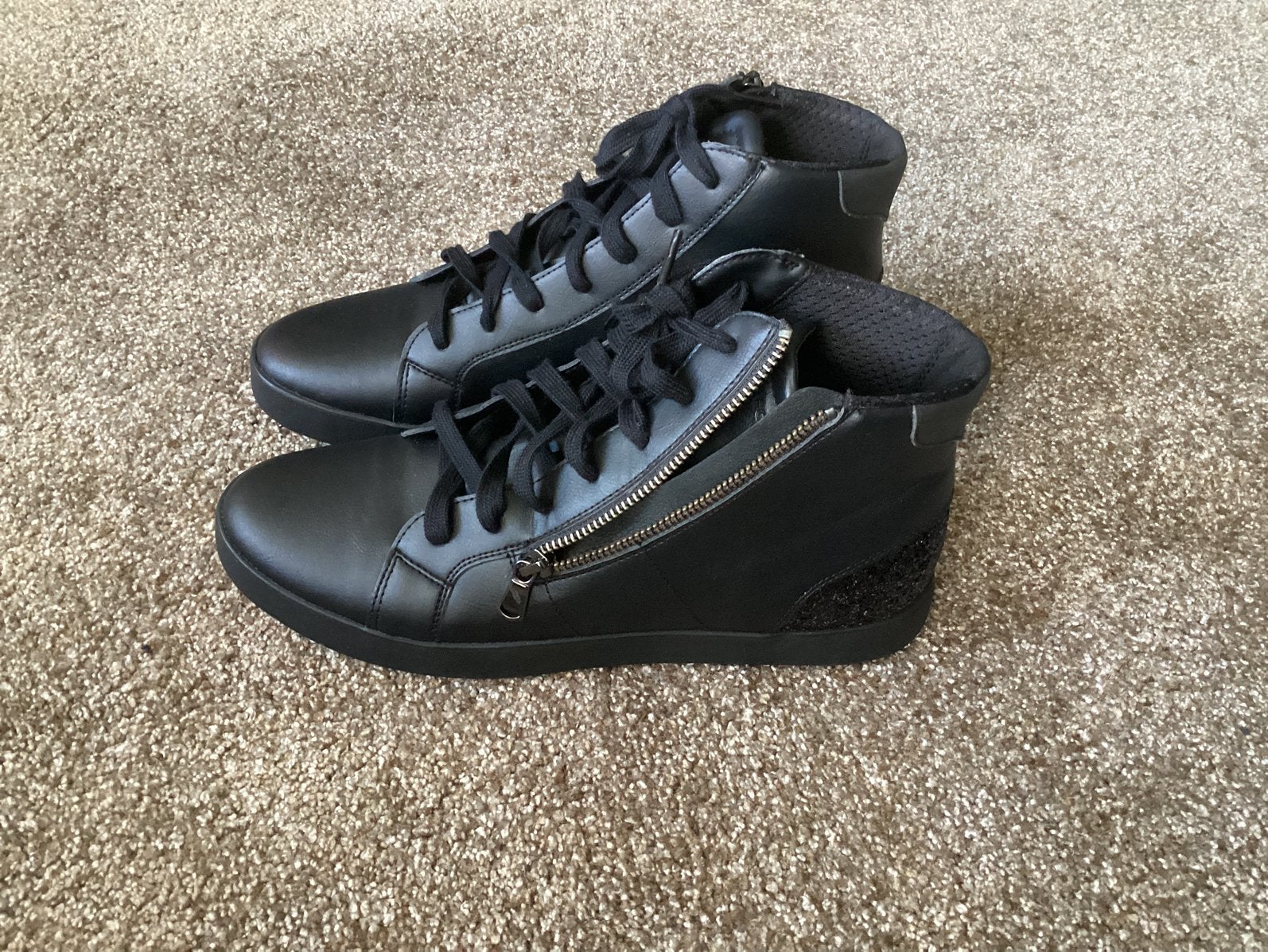 Geox zwarte sneakers  met rits Nieuw maat 41, Zwart, Nieuw, Ophalen of Verzenden, Sneakers of Gympen