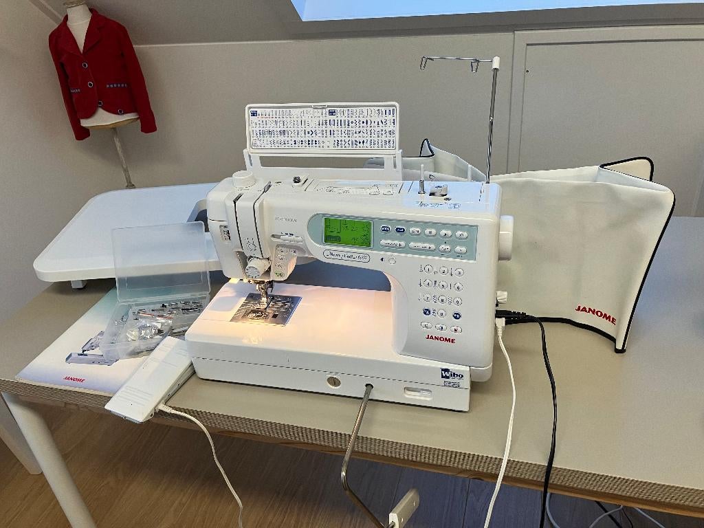 Janome 6600 Professional – Het Werkpaard – Compleet, Ophalen, Gebruikt, Naaimachine, Janome