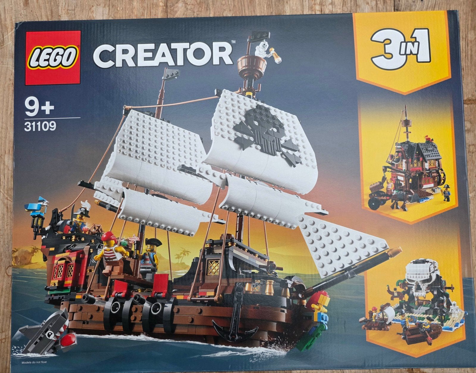 31109 Lego Creator Piratenschip 3 in 1 nieuw en verzegeld., Kinderen en Baby's, Lego, Nieuw, Ophalen of Verzenden, Compleet