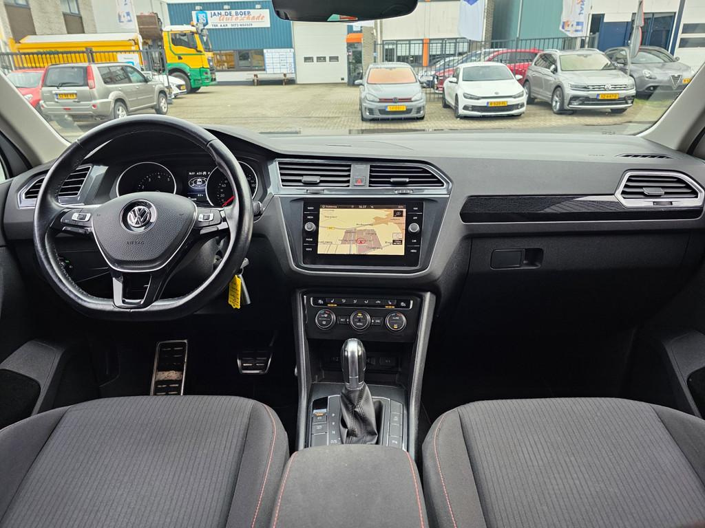 Volkswagen Tiguan 1.4 TSI Highline|AUT|Cruise|Trekhaak|PDC, Stof, 4 cilinders, Wit, Grijs