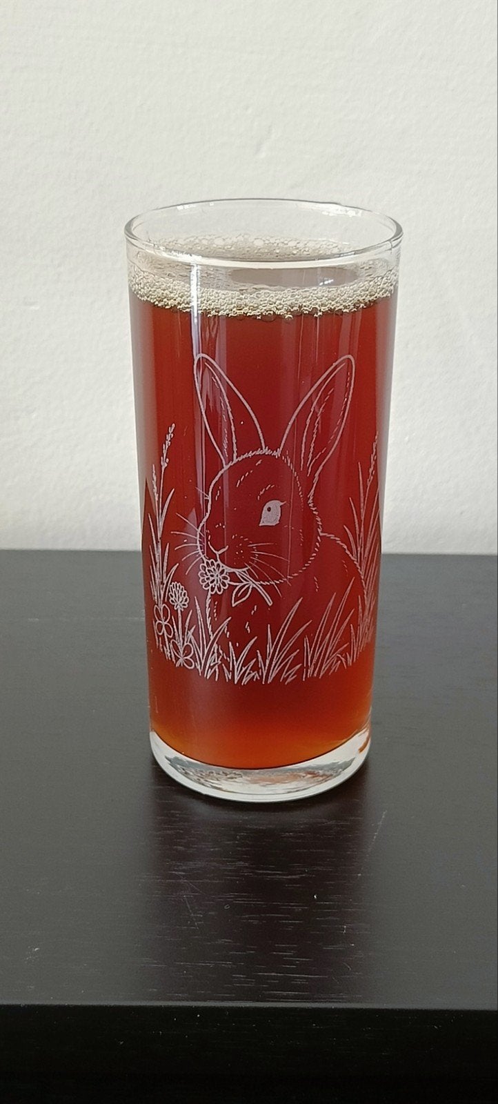 Glas met Gravering, Overige typen, Ophalen of Verzenden, Nieuw, Glas